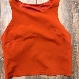 Lululemon Athletica Orange Tank Top